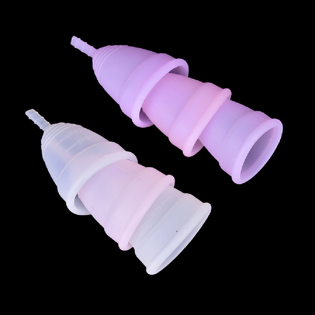 Bộ 2 Cốc Nguyệt San Bằng Silicon Mềm Tiện Dụng