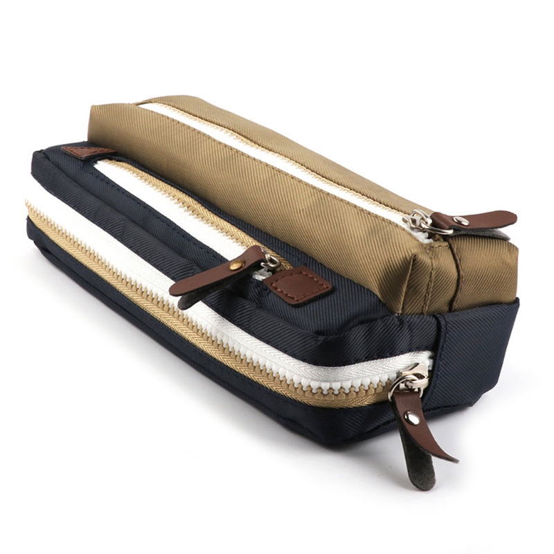 Túi Đựng Bút 3 Tầng Đơn Giản Nâng Cấp Sức Chứa Lớn Cho Nhà / Văn Phòng / Trường Học