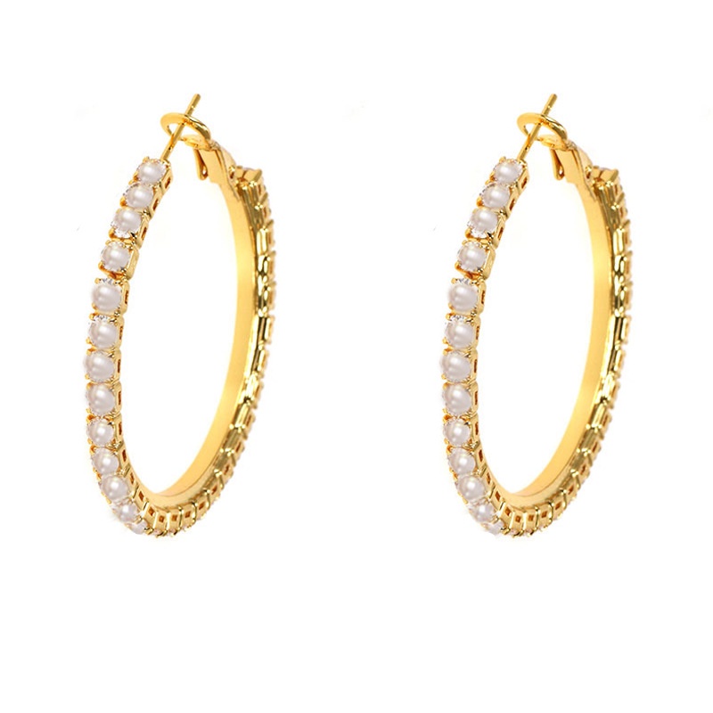 Khuyên Tai Nữ Hình Tròn Lớn Thời Trang