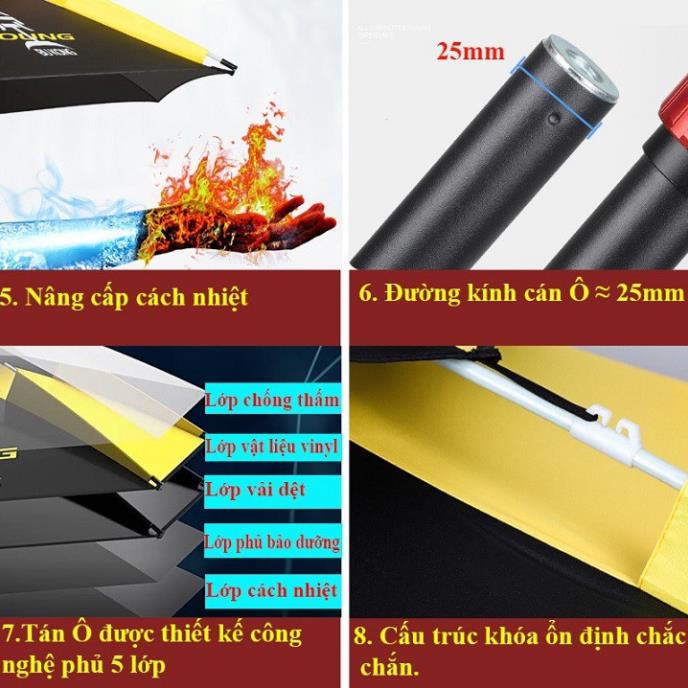 Ô Câu Cá Cao Cấp Ô Câu Cá 2 Tầng Công Nghệ Phủ 5 Lớp Cao Cấp Xanh Vàng KK23 đồ câu FISHING_HD