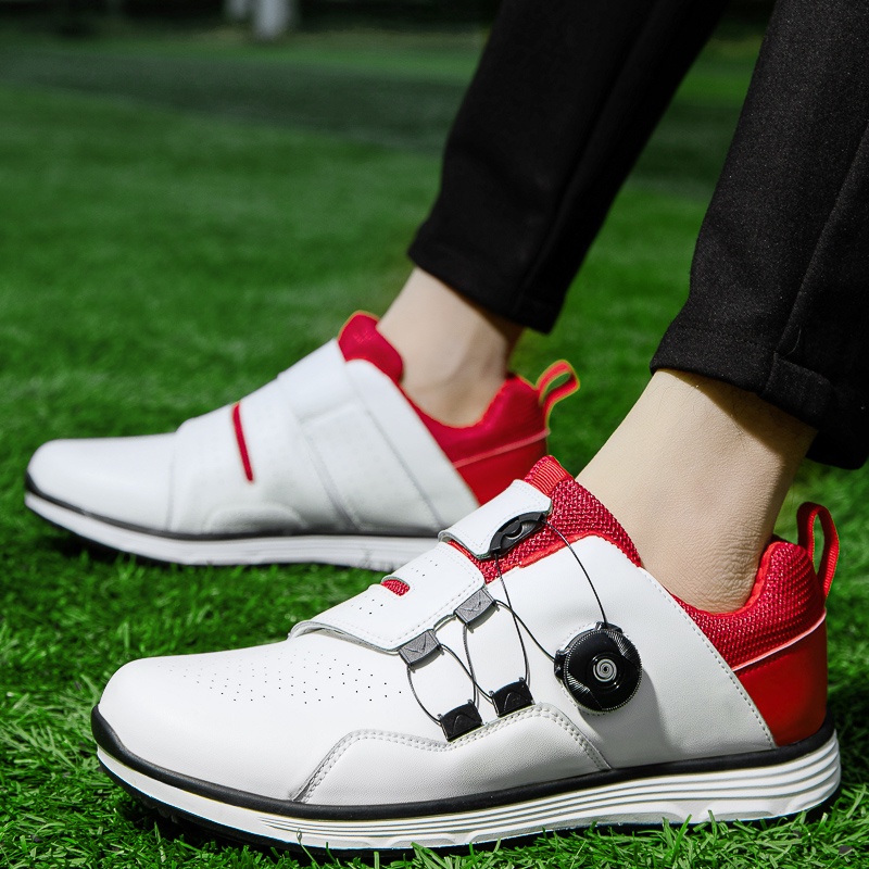 Giày Đánh Golf Chuyên Nghiệp Mẫu Mới Chống Trượt Chống Thấm Nước Có Thể Tháo Rời Cho Nam Và Nữ