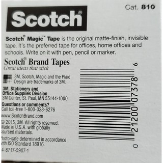Băng keo 1 mặt 3M Scotch Magic 810