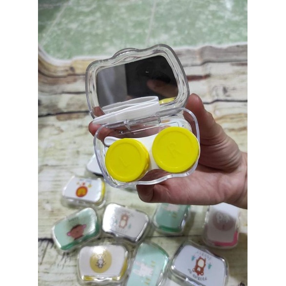 Khay đựng lens có gương