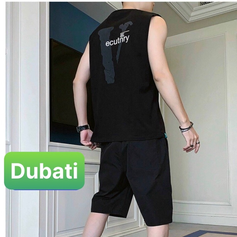 BỘ BA LỖ THỂ THAO ĐEN V HOT BOBOY TẬP GYM VẢI THUN LẠNH NHẬP KHẨU SIÊU THOÁNG MÁT - DUBATI FASHION