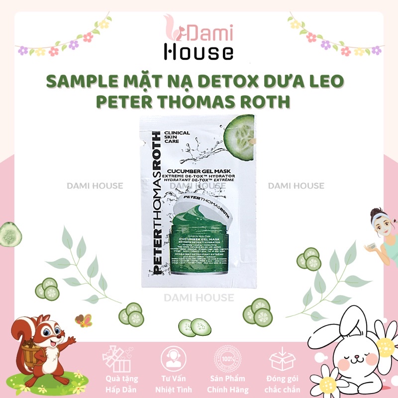 Mặt nạ cấp nước detox Peter Thomas Roth Cucumber gel mask