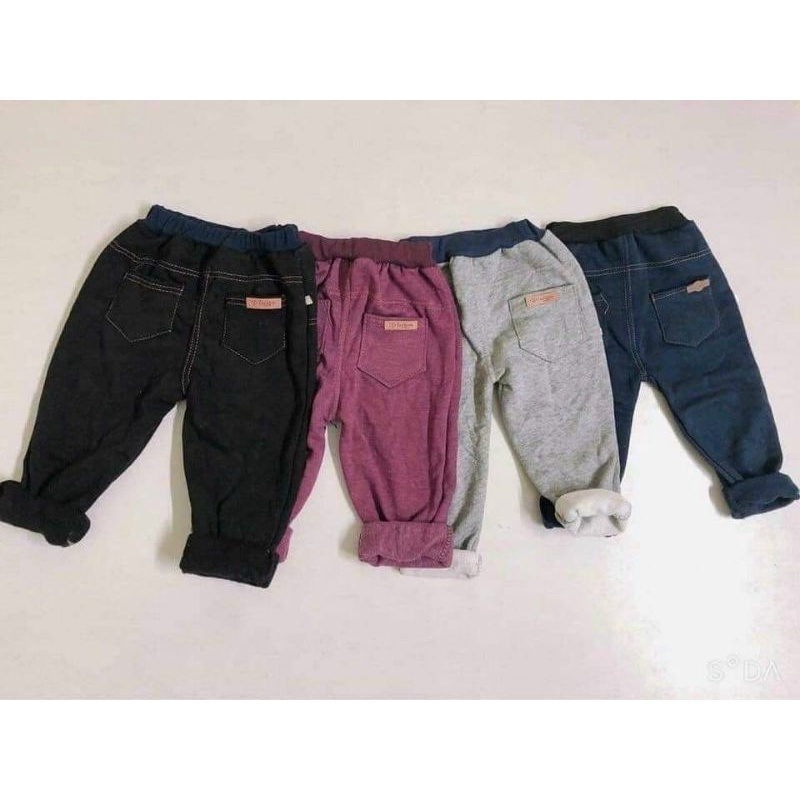 (XẢ KHO) (Size 7-17kg) Quần dài NỈ giả quần JEAN cho bé 7-18kg