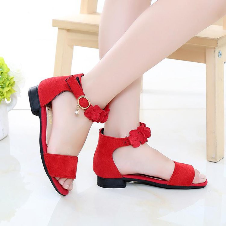 Xăng đan Da Lộn Mềm Mại Cho Bé Gái