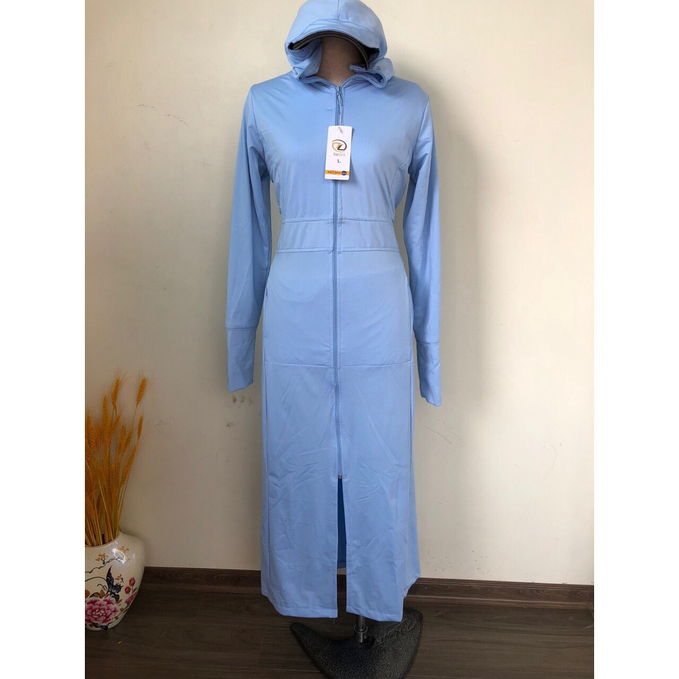 Áo chống nắng nữ thông hơi hạt xoàn choàng 1 lớp