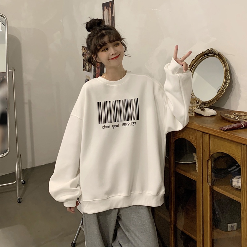 【Guimi】Áo Sweater In Họa Tiết Mới Thời Trang Thu Đông Cho Nữ | BigBuy360 - bigbuy360.vn