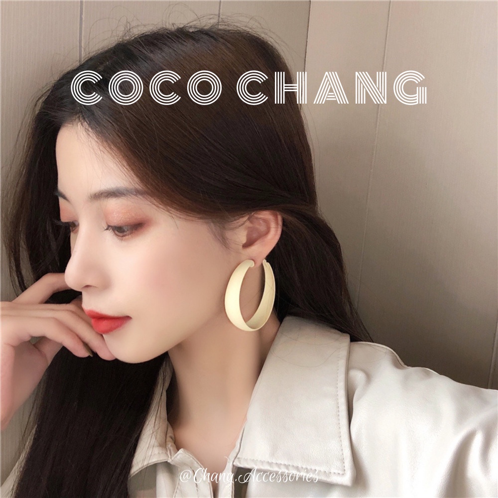 Bông tai vòng tròn phong cách Hàn Quốc khuyên tai Viltage hiện đại cá tính Cocochang shop