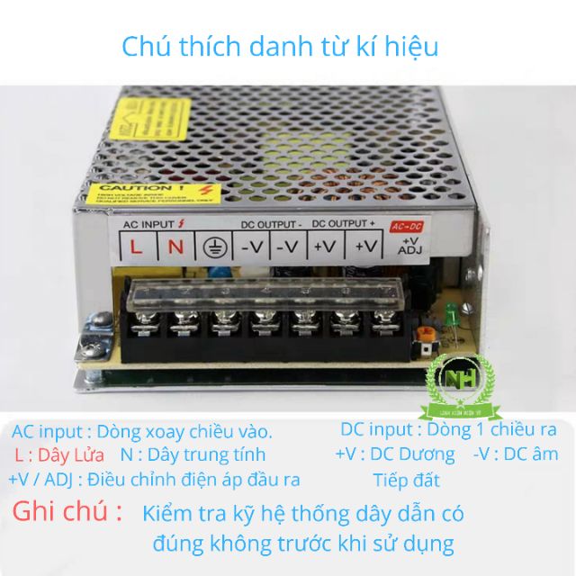 220V-24V/12V/5V Power Supply ( 1A,3A,5A,10A,15A,20A,30A,40A) Nguồn tổ ong 24V/12V/5V đủ dòng