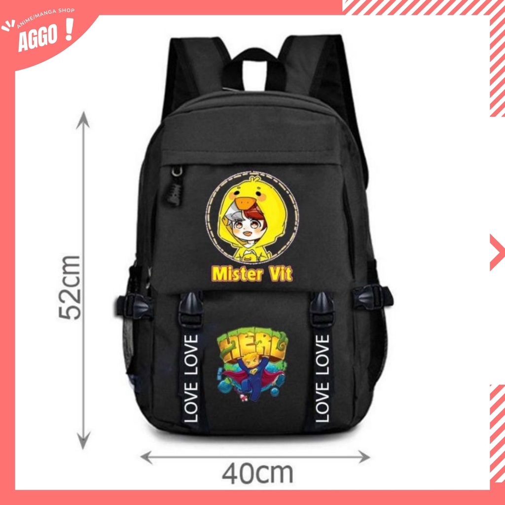 Balo Đi Học Hero Team Loại To Chất Đẹp