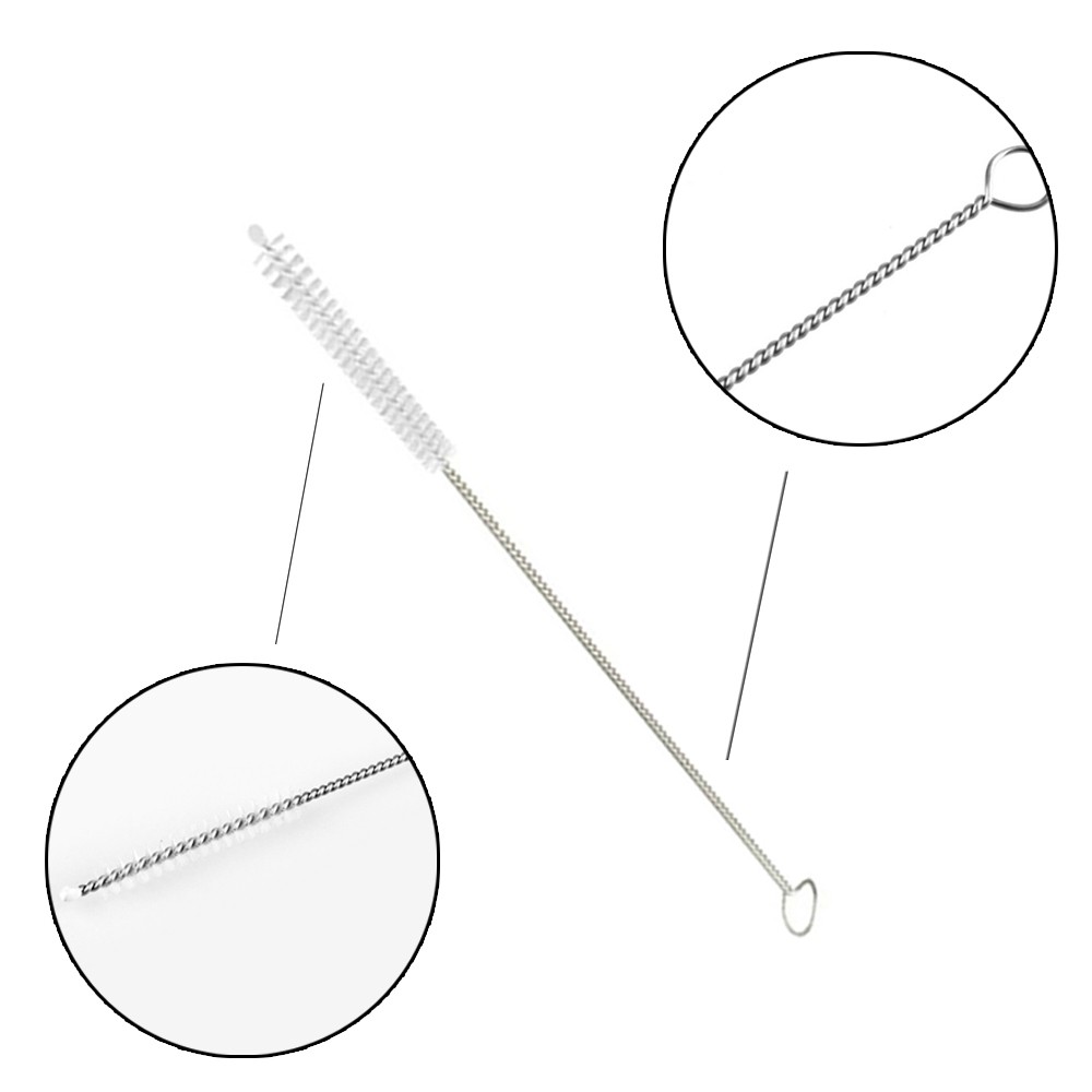 Cọ Rửa Ống Hút Dài Bằng Thép Không Gỉ