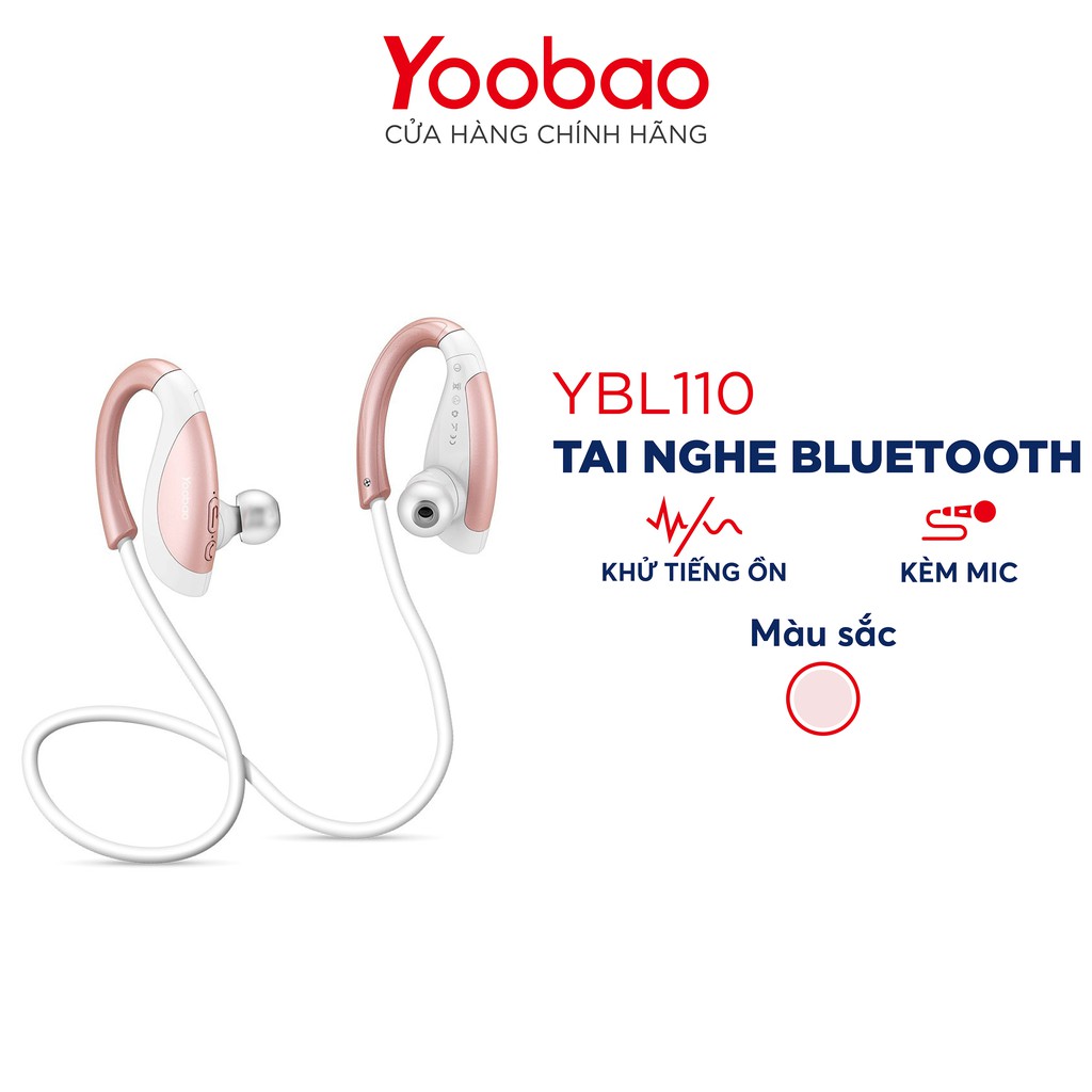 Tai nghe không dây Bluetooth khử tiếng ồn, có micrô Yoobao YBL110