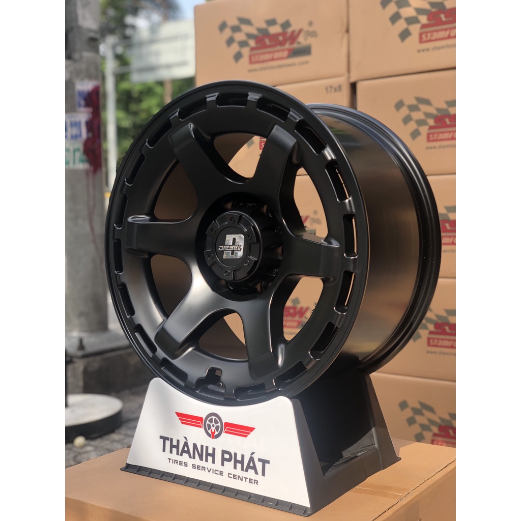 MÂM / LAZANG SSW S392 18 INCH 6x139.7 dành cho các dòng xe FORTUNER, FORD RANGER, COLORADO, NAVARA, BT50
