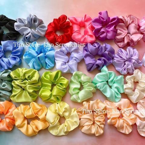 Cột tóc - Dây buộc tóc Scunchies- cột tóc vải