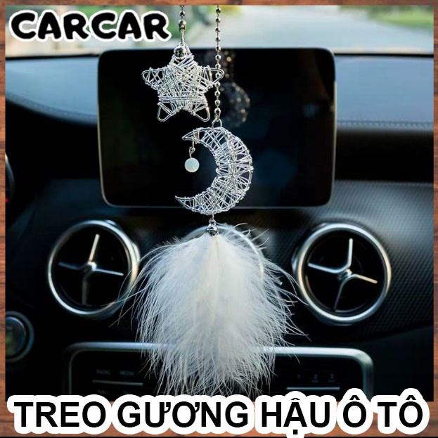 Khánh treo gương hậu ô tô thần thoại trăng sao dễ thương