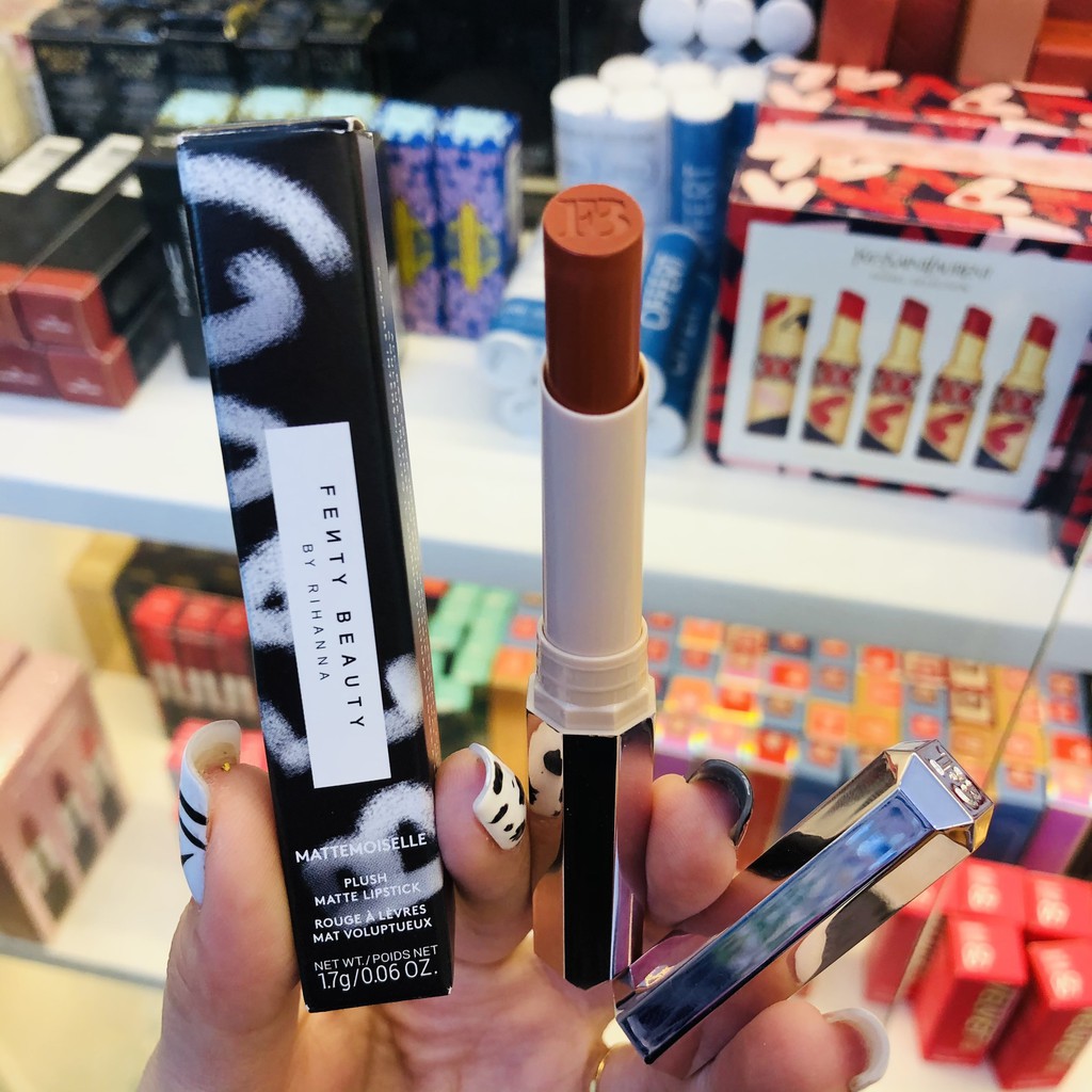 Son Fenty Freckle Fiesta - Màu cam gạch, Fenty SHAWTY - Màu ĐỎ NÂU- Hàng mua US đủ bill auth 100%