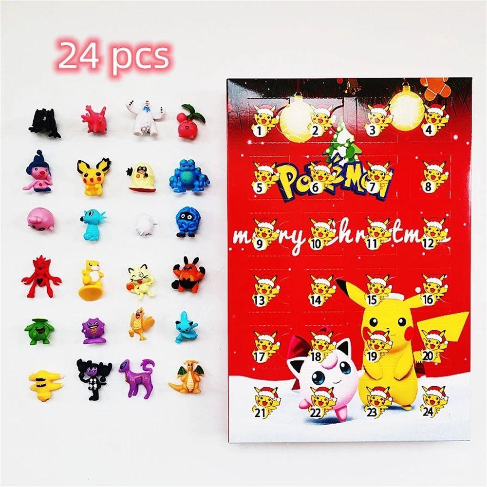 Set 24 mô hình đồ chơi MMULCK hình nhân vật Pokemon bằng nhựa PVC