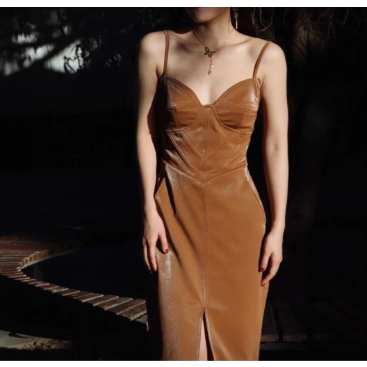 Đầm Dây Nữ Cổ Chữ V Quyến Rũ Thời Trang 2020 | BigBuy360 - bigbuy360.vn
