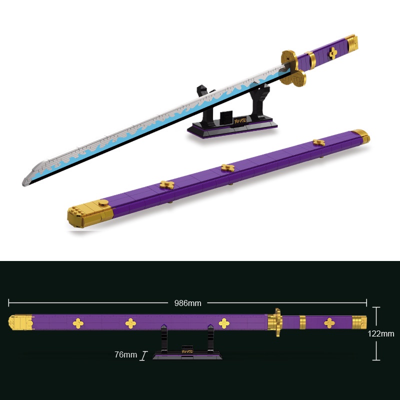 Đồ Chơi Lắp Ráp Kiểu Lego Mô Hình Thanh Kiếm Enma Của Zoro Trong One Piece DK1502 Với 936 PCS - KING OF TOYS