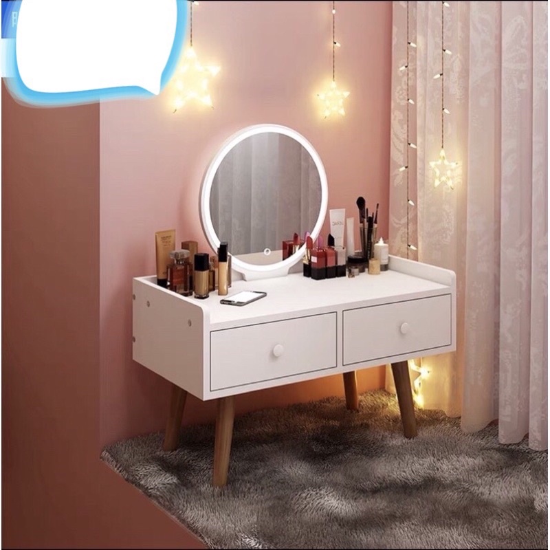 Bàn trang điểm phong cách hiện đại bàn phấn mini kiểu ngồi bệt