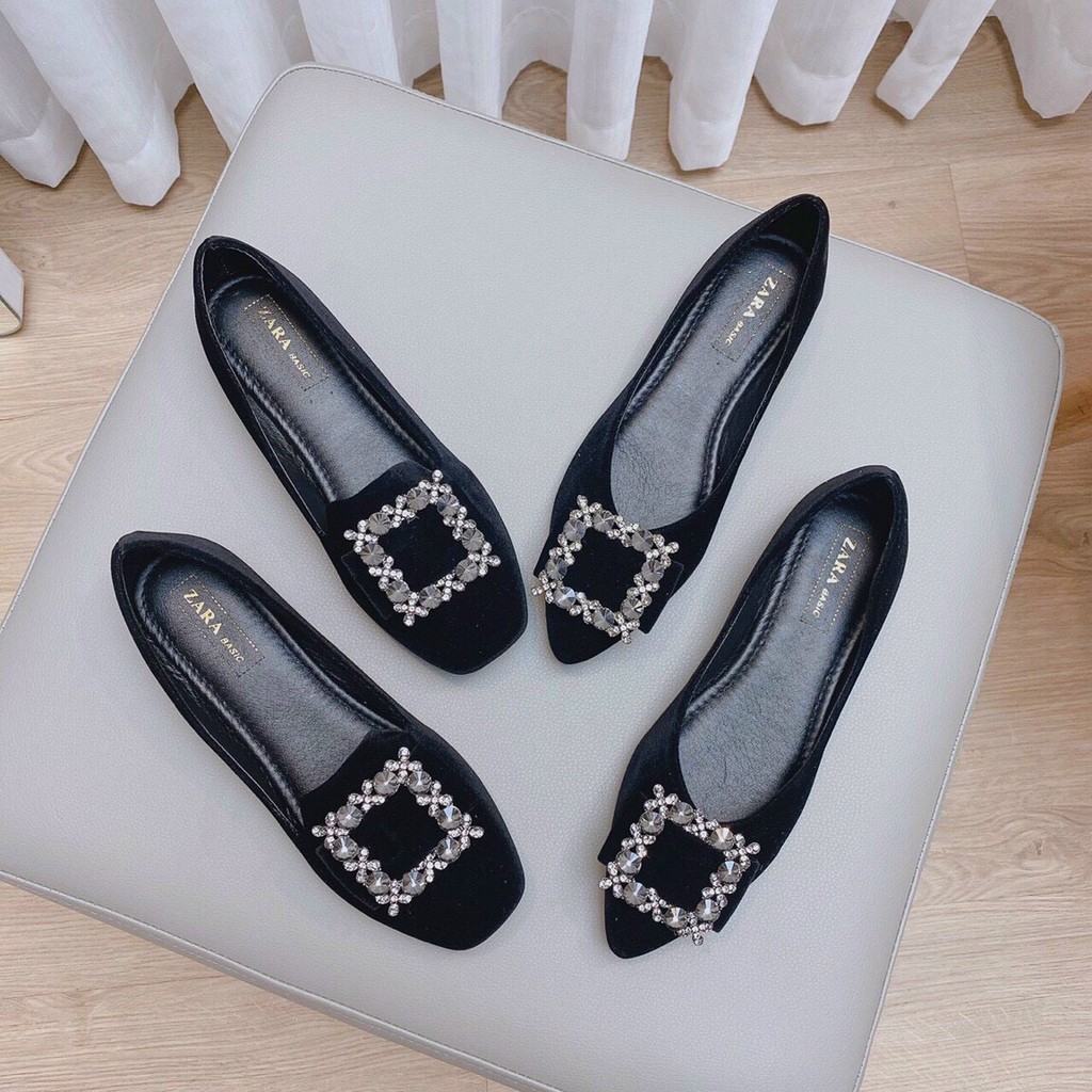 Tổng hợp 50 mẫu giày bệt búp bê chất nhung cực xinh | BigBuy360 - bigbuy360.vn