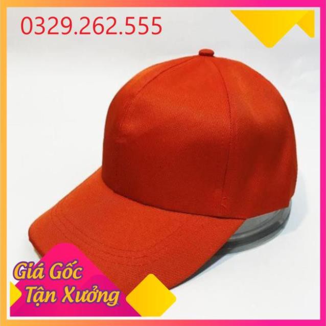 (Sale Khủng)  [HOT] Mũ lưỡi trai trơn đủ màu đơn giản mà cực cá tính