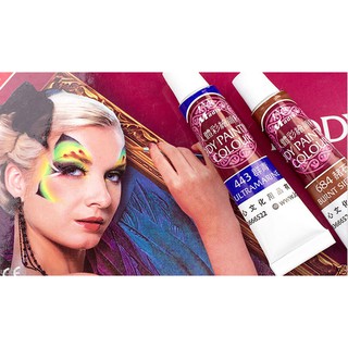 Màu Vẽ Trang Điểm Cơ Thể Body Painting Colour Madisi 12 Tuýp 12ml