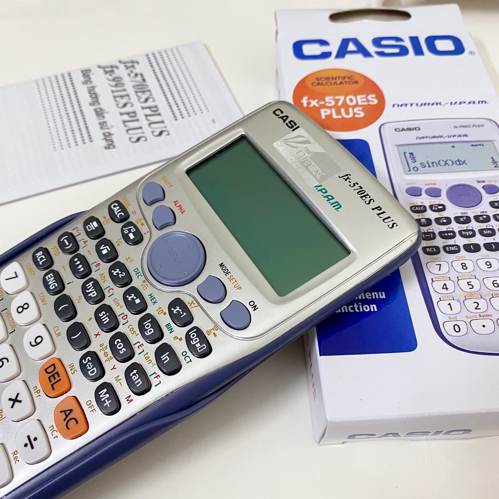 Máy Tính Casio FX 570ES Plus Chính Hãng BITEX Quét Mã Qua App Bảo Hành 7 Năm - Được Phép Mang Vào Phòng Thi