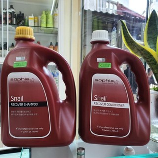 DẦU GỘI - XẢ PHỤC HỒI TÓC SNAIL SOPHIA PROFESSIONAL 3785ml