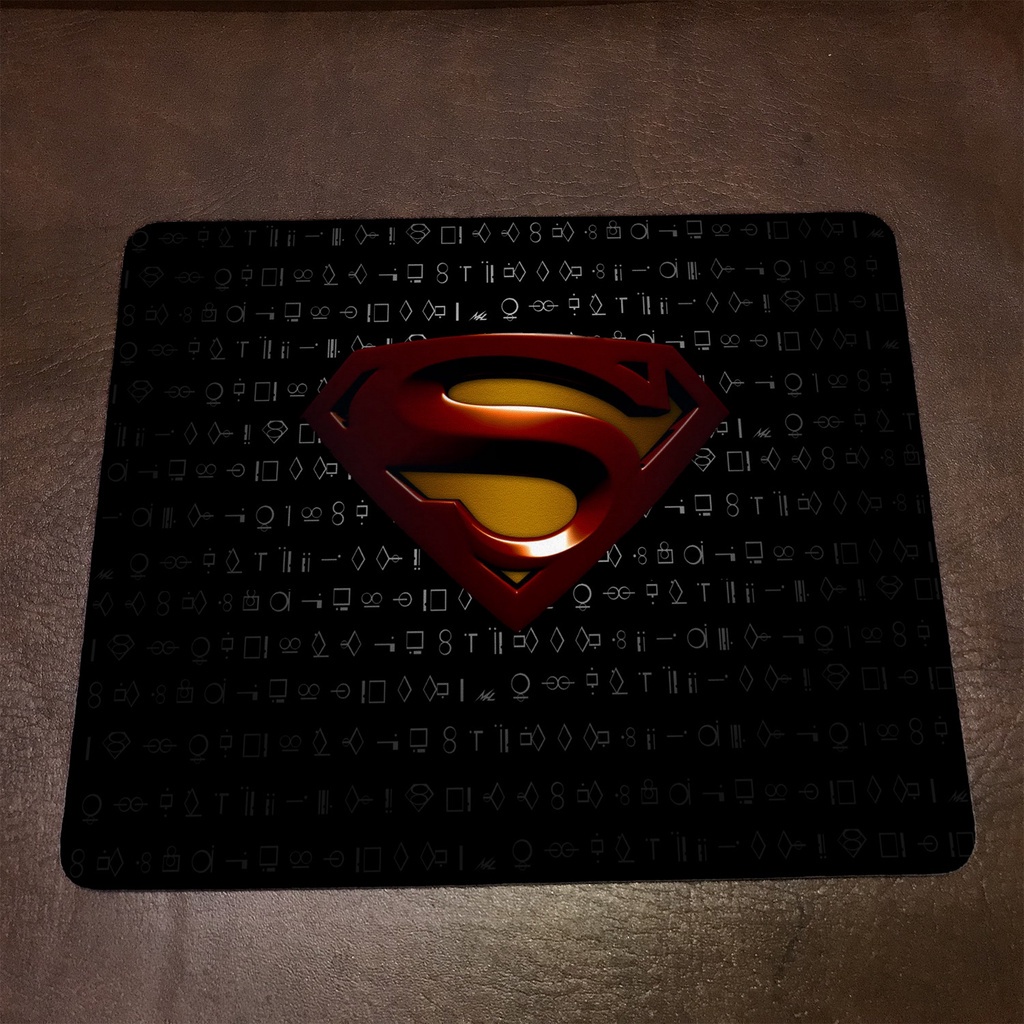 Lót chuột máy tính Marvel SUPER MAN - Mẫu 1 Mousepad cao su êm ái, nhận in theo yêu cầu