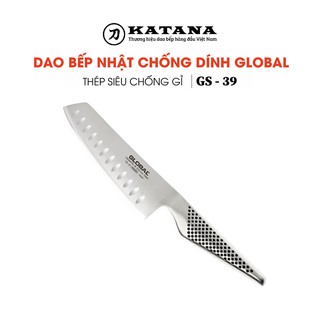Dao bếp Nhật cao cấp Global GS39 Nakiri - Dao thái rau củ chống dính (140mm)