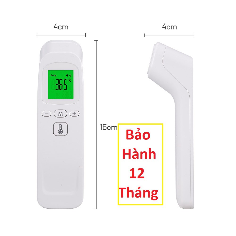 Nhiệt kế điện tử -nhiệt kế hồng ngoại độ chính xác cao - màn hình LED- hỗ trợ đo nhiệt độ cơ thể và đồ vật chuẩn xác