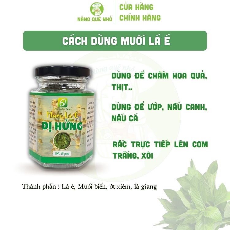 Muối Lá É The Moshav Farm Muối Chấm Hoa Quả Chấm Gà Gia Vị Ướp Thịt Cá 90g