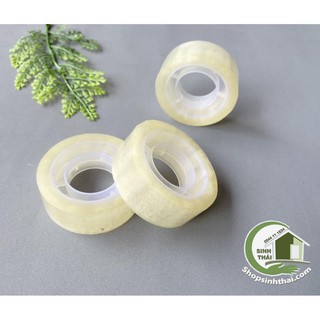Cuộn băng keo trong 2p, băng keo nhỏ cho văn phòng - mic 50 siêu dai