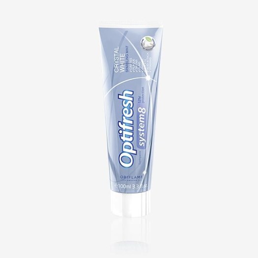 KEM ĐÁNH RĂNG - OPTIFRESH SYSTEM 8 CRYSTAL WHITE TOOTHPASTE