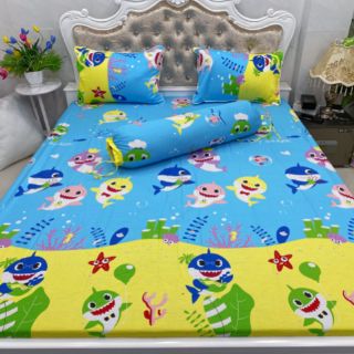 BỘ DRAP COTTON HÀN QUỐC 4 MÓN