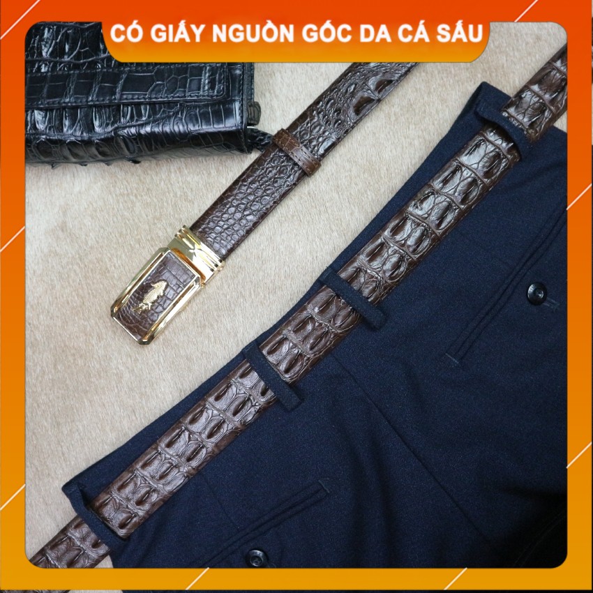 Dây Nịt Da Cá Sấu Thật Giá Tại Xưởng Konavis FADODA SHOP