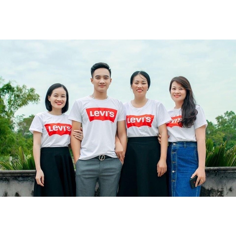 Áo Thun Levis Đồng Phục GĐ/CTy/Nhóm/ Thun Cotton Co Giãn Mềm Mịn