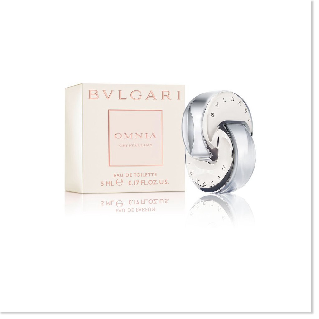 [Voucher giảm giá cho khách sỉ mỹ phẩm chính hãng] Nước Hoa Mini Bvlgari Omnia Crystalline Edt 5ml