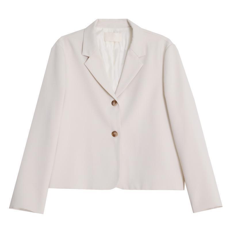 Áo Khoác Blazer Tay Dài Màu Sắc Đơn Giản Thanh Lịch Cho Nữ | BigBuy360 - bigbuy360.vn