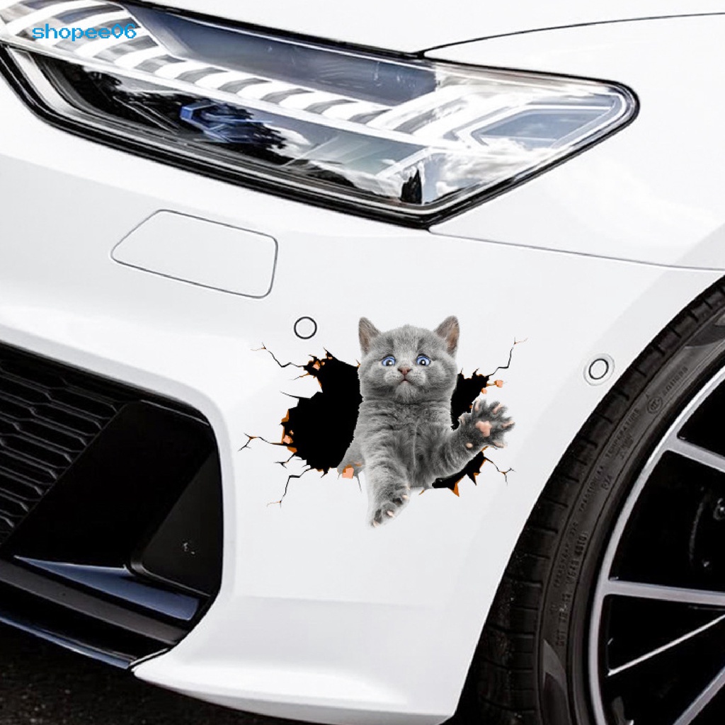 Miếng Dán Trang Trí Xe Hơi Tạo Hiệu Ứng 3D Chống Thấm Nước Độc Đáo