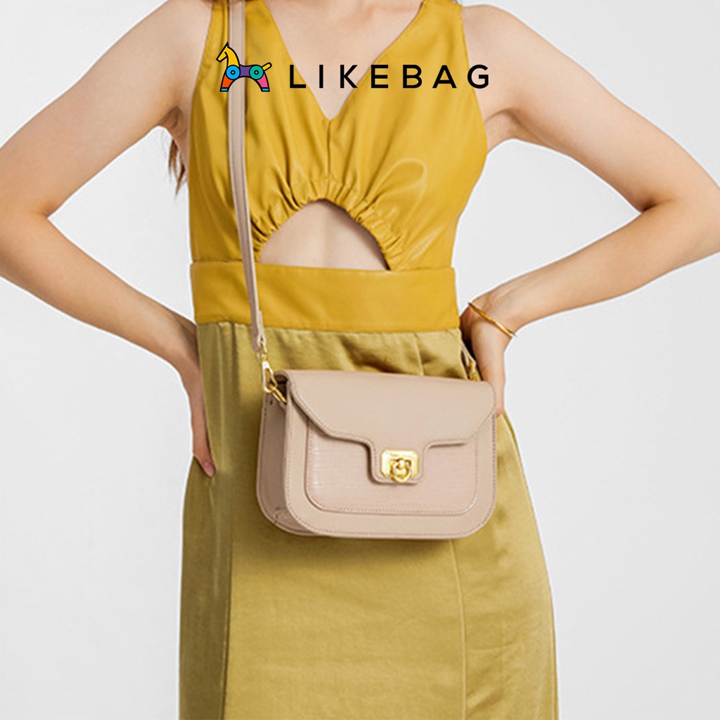 Túi đeo chéo, kẹp nách thời trang LIKEBAG quai xoắn cá tính CJ1006 - LIBAGI