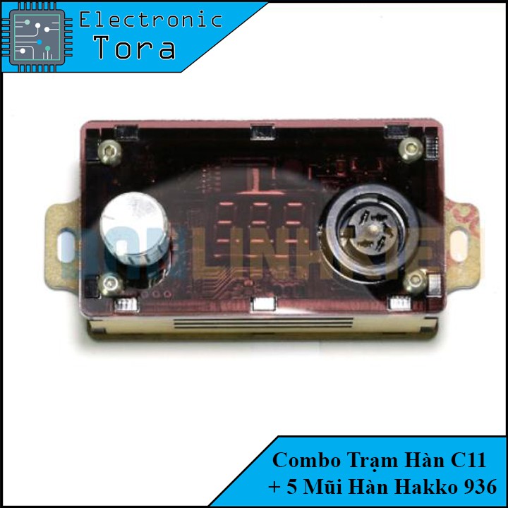 Combo Trạm Hàn C11 + 5 Mũi Hàn Hakko 936