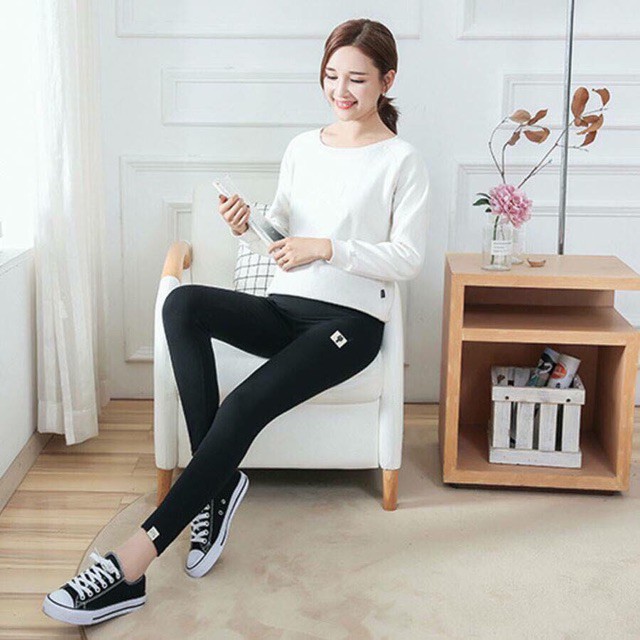 Quần bầu legging len mèo hàn quốc QB1102