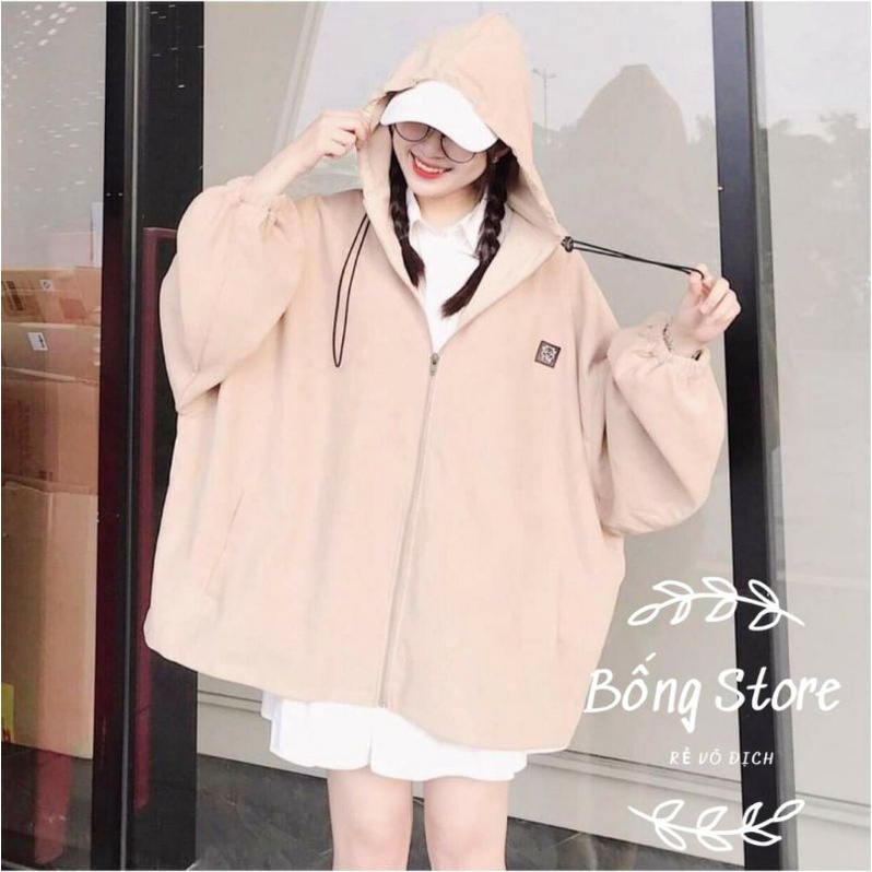 Áo kaki tay bồng Unisex mặc đôi ,nhóm , lớp------ Áo KHOÁC KAKI TAY BỒNG THÊU LOGO - Hàng mới về