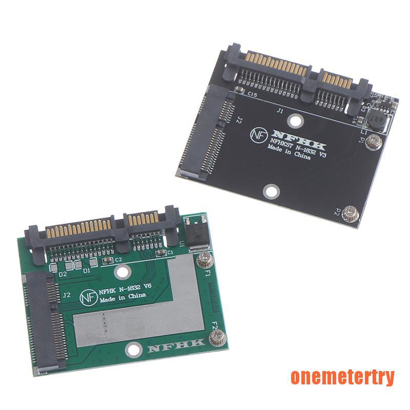 Bộ Chuyển Đổi Nửa Chiều Cao MSATA Mini Pcie SSD Sang 2.5 '' SATA3 6.0Gbps