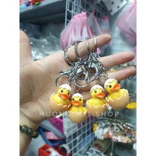 Móc khóa vịt con dễ thương