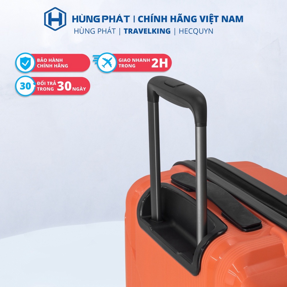 TRAVELKING - Vali kéo du lịch cao cấp PP-888 kích thước 20, 24 inch chính hãng Hùng Phát - Bảo hành 5 năm